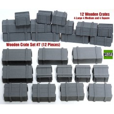 1/24 Universal Gear ''Wooden Crates'' (12pcs)