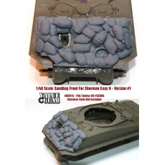 1/48 Sherman Easy 8 Sandbag Front Version #1 for Tamiya kit #32595
