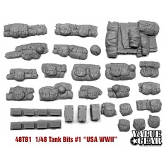 1/48 WWII US Tank Bits (27pcs)