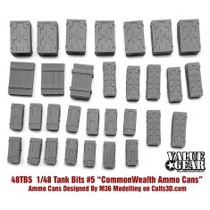1/48 WWII Commonwealth Ammo Cans (31pcs)