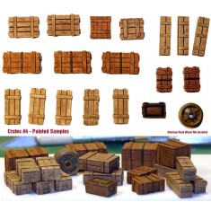 1/35 Universal/Generic Wooden Crates #4 (18pcs)