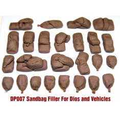 1/35 Sandbag Filler "Onesies & Twosies" for Dioramas and Vehicles (25pcs)