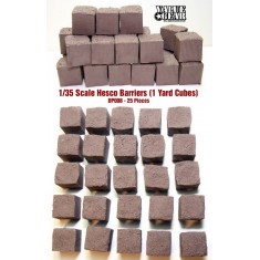 1/35 Hesco Barriers 1 Yard Cubes (25pcs)