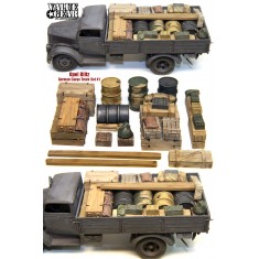 1/35 WWII Opel Blitz & German Cargo Truck Load Set #1 (13pcs)