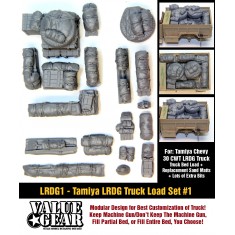 1/35 Long Range Desert Group Truck Loads Set #1 for Tamiya Chevy 30 CWT LRDG (19pcs)