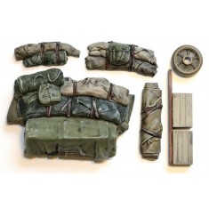 1/35 Sherman Engine Deck & Stowage Set #4 (5 pieces, road wheel Not Included)