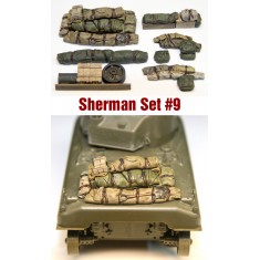 1/35 WWII Sherman Engine Deck & Stowage Set #9 (8pcs)