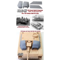 1/35 StuG III G Concrete Armour & Wood Sides for Tamiya kits