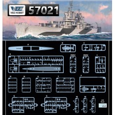 1/700 USS Houston CL-81 1944 [Standard Edition]
