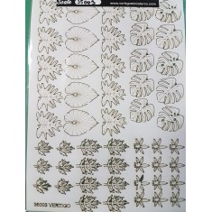 1/35 Laser-Cut Paper Jungle Leaves 3 (51pcs)