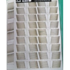 1/35 Laser-Cut Paper Grass Tufts (41pcs)