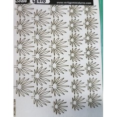 1/48 Laser-Cut Paper Jungle Leaves 6 (40pcs)
