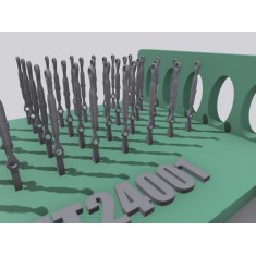 1/24 Type A Aircraft Rigging Turnbuckles (50pcs, 3D Printed)