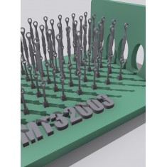 1/32 Type C Aircraft Rigging Turnbuckles (50pcs, 3D Printed)