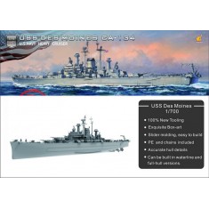 1/700 USS Des Moines CA-134 Heavy Cruiser