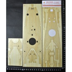 1/350 USS Wisconsin BB-64 Wooden Deck for #VF350912