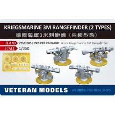 1/350 Kriegsmarine 3M Rangefinder (4pcs in 2 Types)