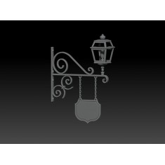 1/35 Sign and Lantern Support