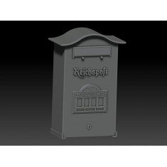 1/35 German Reichspost #2 Mailbox