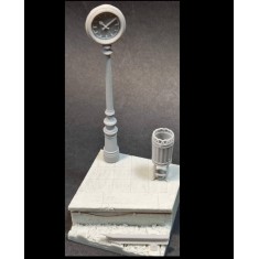 75mm Platform Base (Clock and Waste Bin)