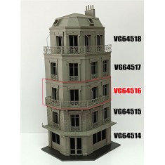 1/35 Second Floor Building (24cm x 10cm x 9cm)
