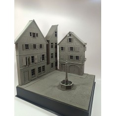 1/35 Germany Town Square (35cm x 35cm x 38cm)