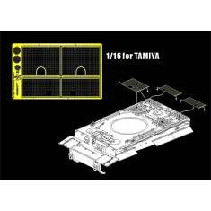 1/16 WWII German Tiger I Grills Set for Tamiya kit (1 Photo-etched sheet)