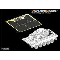 1/16 Modern US M551 Sheridan Airborne Tank Grills for Tamiya kit #56043