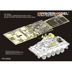 1/16 Modern US M551 Sheridan Airborne Tank Basic Detail Set for Tamiya kit #56043