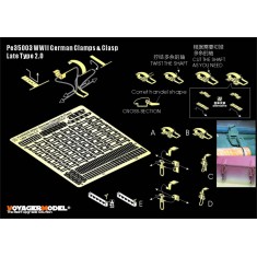 1/35 WWII German Clamps and Clasp Late Type 2.0