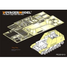 1/35 WWII German Sd.Kfz.165 Hummel Amour Plate/Fenders for Tamiya kit #35367