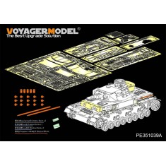 1/35 WWII German PzKpfw.IV Ausf.F1 "Vorpanzer" Detail Set for Border Model #BT-003