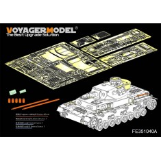 1/35 WWII German PzKpfw.IV Ausf.F1 Detail Set for Border Model #BT-003