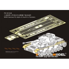 1/35 WWII German Pz.Kpfw.IV Ausf.H-J Fenders for Rye Field Model #5033