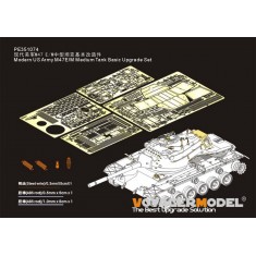 1/35 Modern US Army M47E/M Medium Tank Basic Upgrade Detail Set for Takom kit #2072