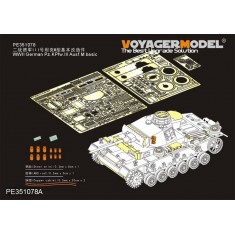 1/35 WWII German PzKPfw.III Ausf.M Basic Detail Set for Takom kit #8002