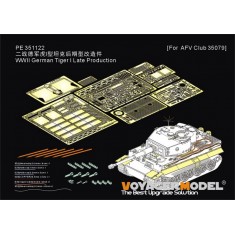 1/35 WWII German Tiger I Late Production Detail Set for AFV Club kit #35079