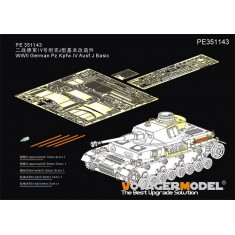 1/35 WWII German PzKpfw.IV Ausf.J Basic Detail set for Border Model #BT-006