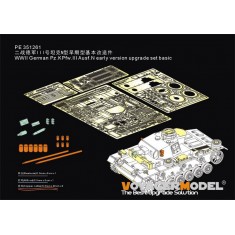 1/35 PzKPfw.III Ausf.N Early Version Basic Upgrade Detail set for Dragon kit #6606