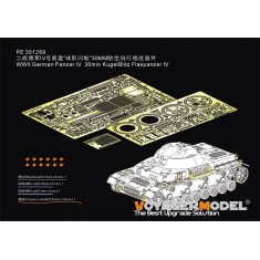 1/35 WWII German Panzer IV 30mm KugelBlitz Flakpanzer IV Detail set for Border BT-039