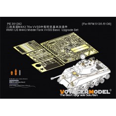 1/35 WWII US M4A3 Middel Tank VVSS Basic Upgrade Detail Set for Rye Field RM-5135/5136