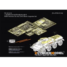1/35 WWII German Sd.Kfz 234/3 Basic Upgrade Set for Rye Field RM-5134