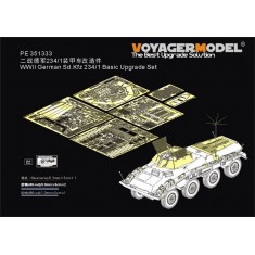 1/35 WWII German Sd.Kfz 234/1 Basic Upgrade Set for Dragon 6298