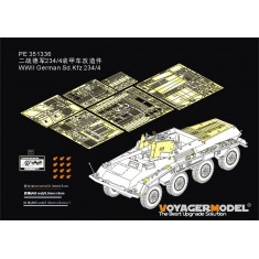 1/35 WWII German Sd.Kfz 234/4 Upgrade Set for Dragon 6221