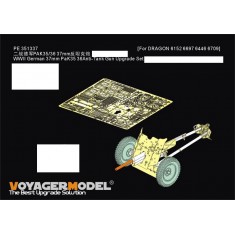 1/35 WWII German 37mm PaK35/36 PE Upgrade Set for Dragon kit
