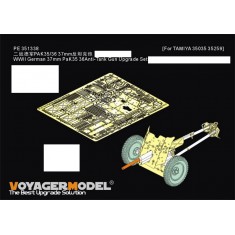 1/35 WWII German 37mm PaK35/36 PE Upgrade Set for Tamiya kit