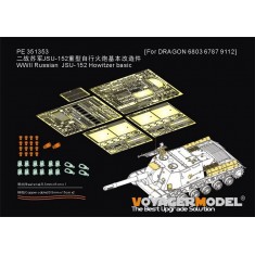 1/35 WWII Soviet ISU-152 PE Upgrade Set for Dragon kit