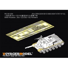 1/35 WWII JSU-122/152 Howitzer Fender Detail Set for Dragon Kits