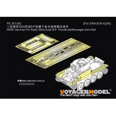 1/35 Pz.Kpfw.38(t) Ausf.E/F Fenders and Stowager Bins Set for Dragon 6290