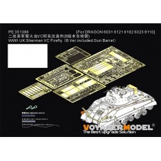1/35 WWII British Sherman VC Firefly for Dragon 6031 6121 6182 6323 9110